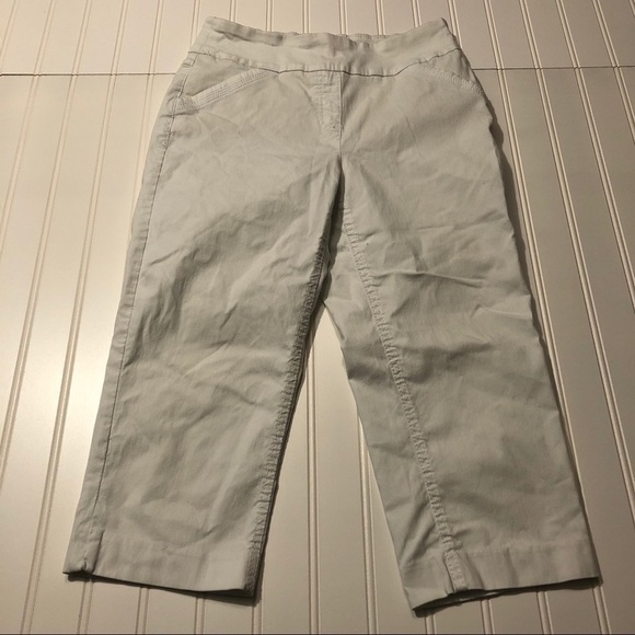 Westbound Petites white crop pants - Picture 2 of 5